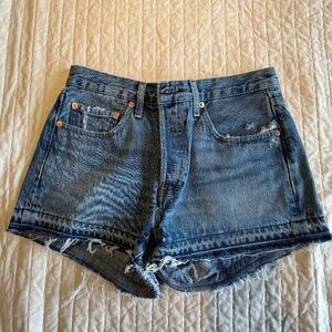 LEVI 501's Jean Shorts Size 26